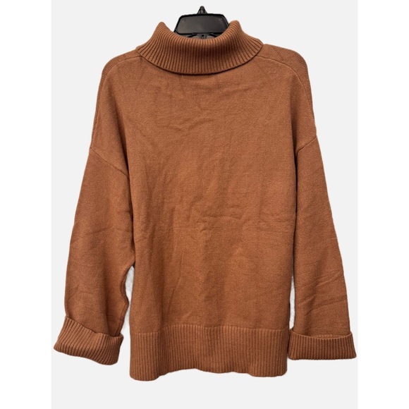 Turtleneck Sweater Womens Large Cozy Bloke Knit Grandpa Chunky Oversize Academia - Picture 2 of 5